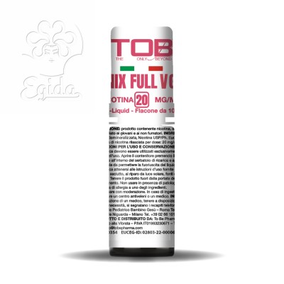 NIX 10 FULL VG - Nicotina 20mg/ml